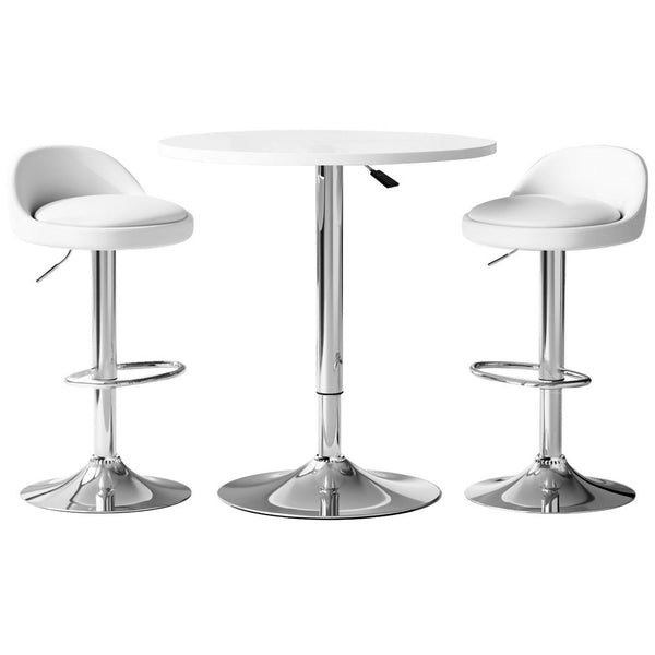 Artiss Bar Table And Stools Set Dining Desk Kitchen Chairs Cafe Pub Benches Bar Stools