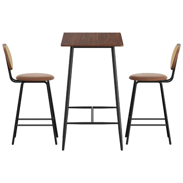 Artiss Bar Table Stools Set Industrial Kitchen Dining Chairs Bar Tables