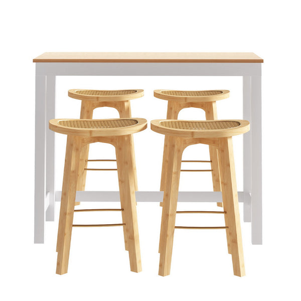 Artiss Bar Table And Stools Set For Dining Kitchen Use Bar Tables