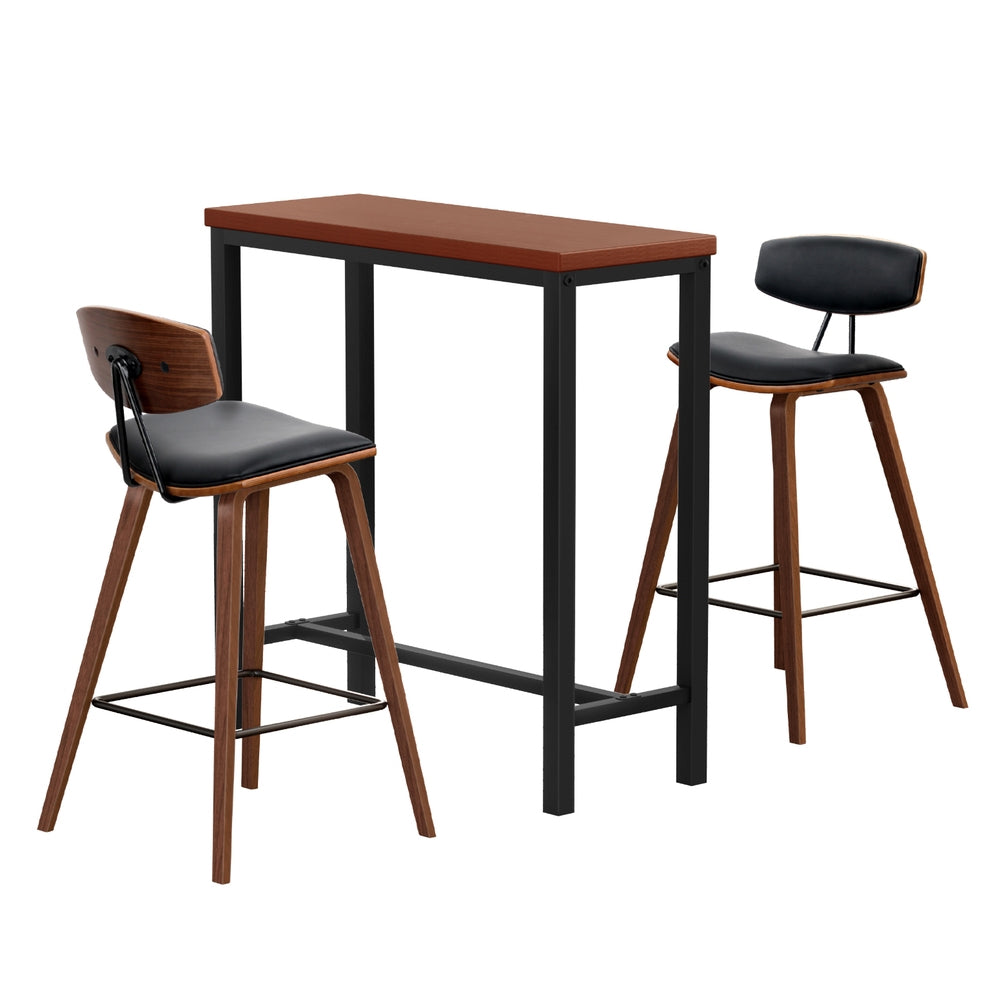 Artiss Bar Table And Stools Set For Kitchen Cafe Dining Bar Tables