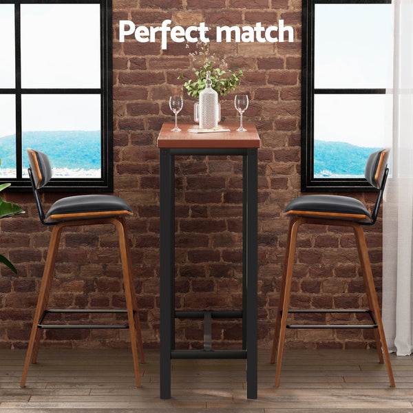 Artiss Bar Table And Stools Set For Kitchen Cafe Dining Bar Tables