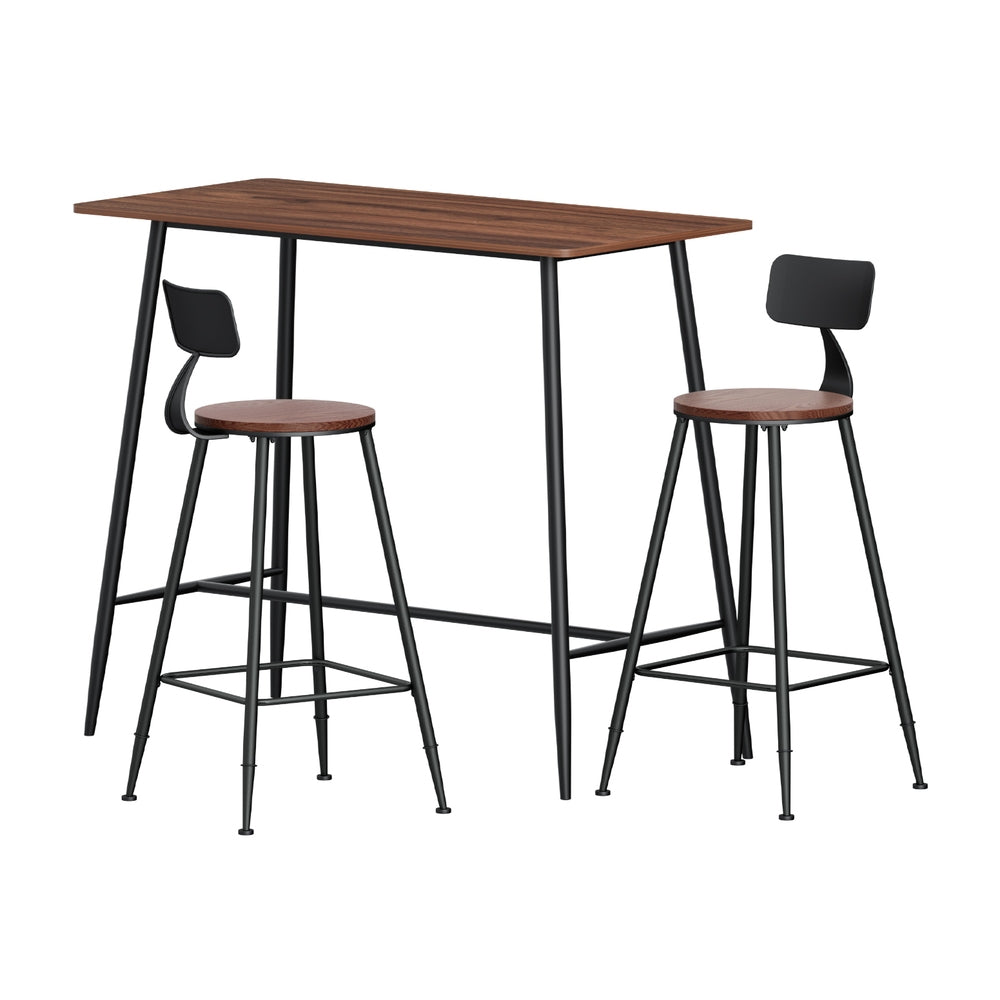 Artiss Bar Table And Stools Set For Kitchen Cafe Dining Bar Tables
