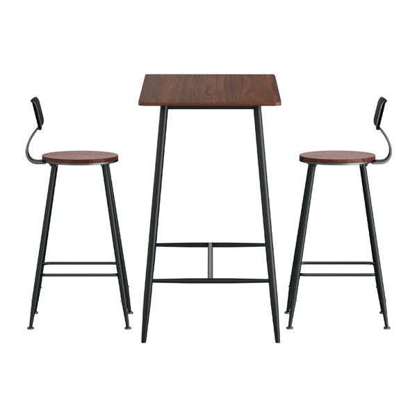 Artiss Bar Table And Stools Set For Kitchen Cafe Dining Bar Tables