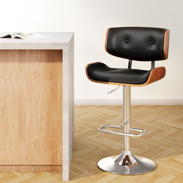 And Steel Bar Stool Gas Lift Swivel Home Furniture Seating Benches Bar Stools