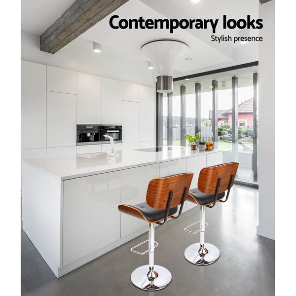 And Steel Bar Stool Gas Lift Swivel Home Furniture Seating Benches Bar Stools