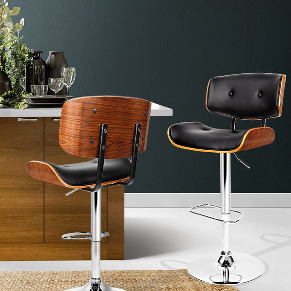 And Steel Bar Stool Gas Lift Swivel Home Furniture Seating Benches Bar Stools