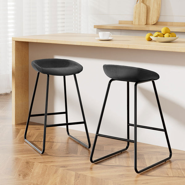 Artiss Bar Stools Pu Leather Kitchen Dining Chairs Furniture Home And Garden Benches Bar Stools