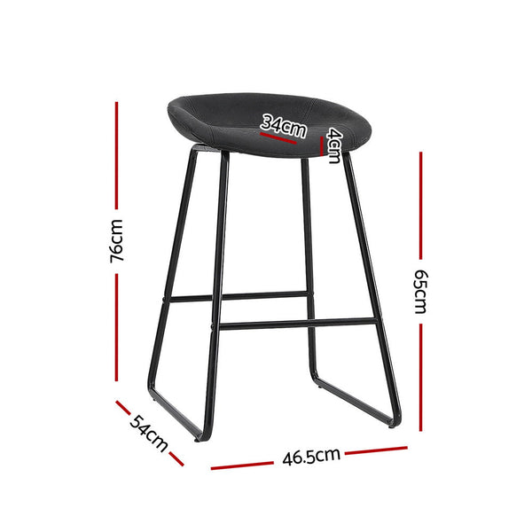 Artiss Bar Stools Pu Leather Kitchen Dining Chairs Furniture Home And Garden Benches Bar Stools