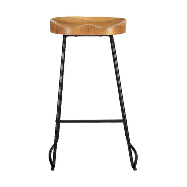 Pine Wood Bar Stool Retro Vintage Tractor Seat Industrial Style Furniture Benches Bar Stools