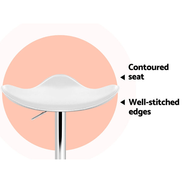 Pu Leather Bar Stool Adjustable Height Swivel Seat Home Furniture Benches Bar Stools