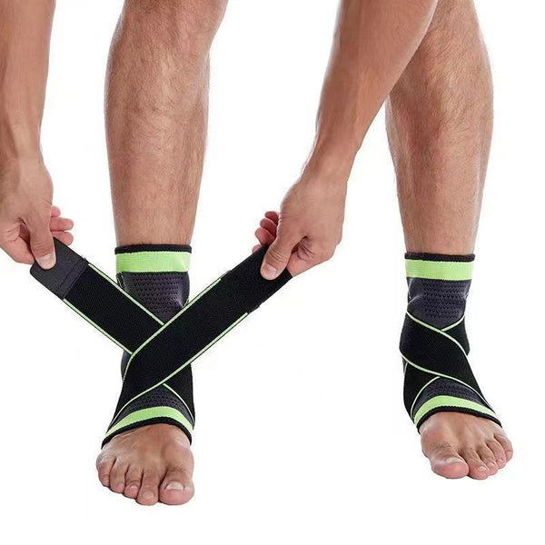Sports Ankle Support Brace For Basketball Running Fitness Compression Strapping With Anti Twist Protection Professional Joint Stabilization Compressio