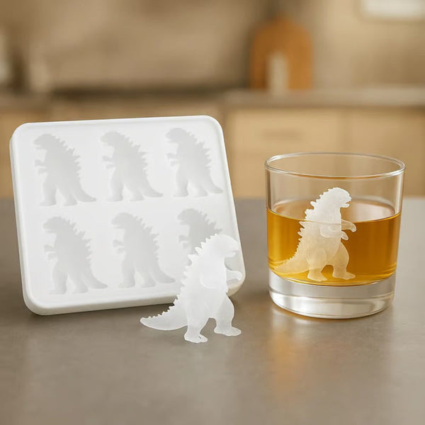 Godzilla Ice Mold: Silicone Kitchen For Baking Candles Soaps Trays Home Decor & Gifts Soap Moulds
