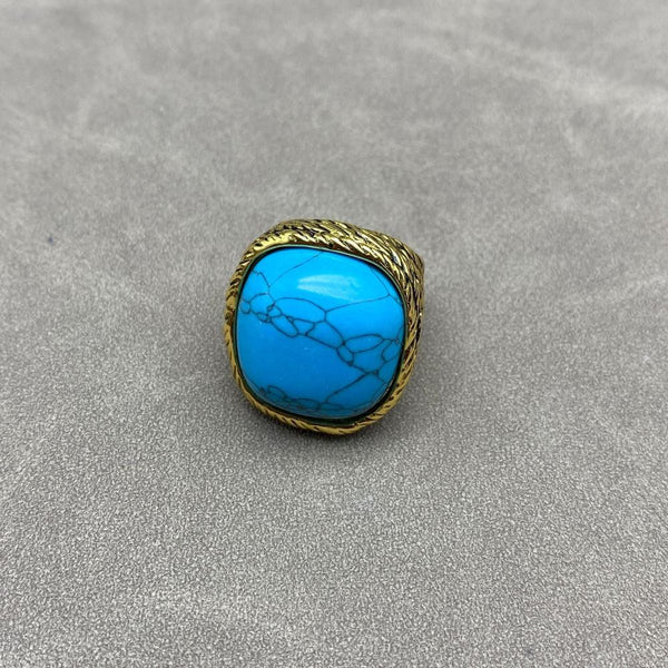 Veile Studios The Natural Stone Ring With Modern High End Design Crafted From Copper Rings