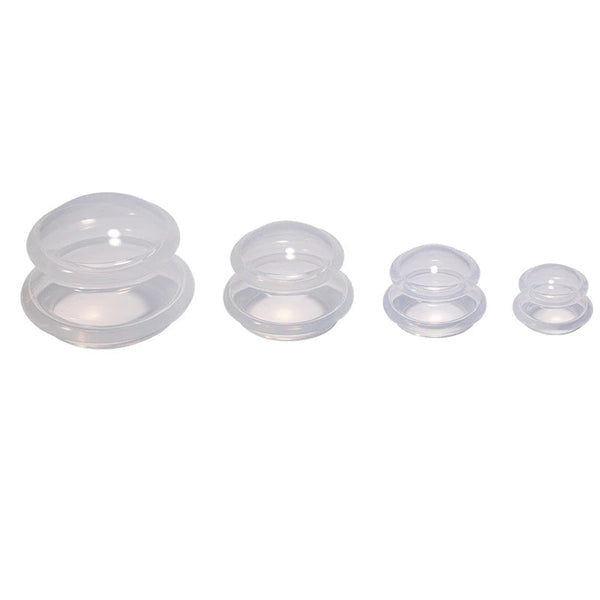 Silicone Cupping Set Suction Cups Vacuum Jars Therapy Slimming Body Face Massage Anti Cellulite Weight Loss Other Massage