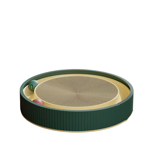 Multi Function Round Cat Scratching Board With Ball Toy Scratcher Funny Sharpen Nails Scraper Can Replace Nest For Cats Furniture & Scratchers