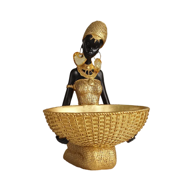 African Girls' Home Resin Ornaments And Character Decorations Sculptures & Figurines