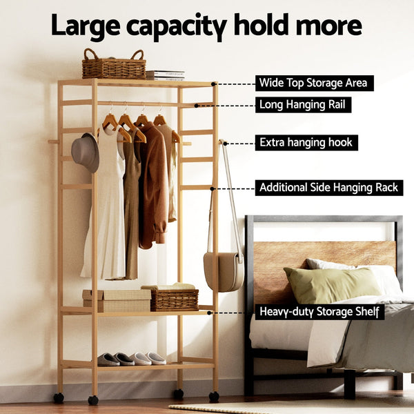 Artiss Clothes Rack Wardrobe Coat Stand 169Cm Garment Racks