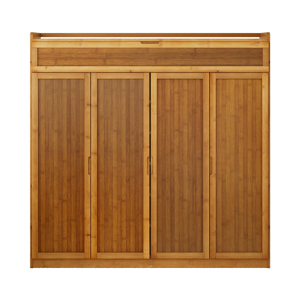 Artiss Shoe Rack Cabinet 30 Pairs Storage Cupboard Bamboo Shoe Racks