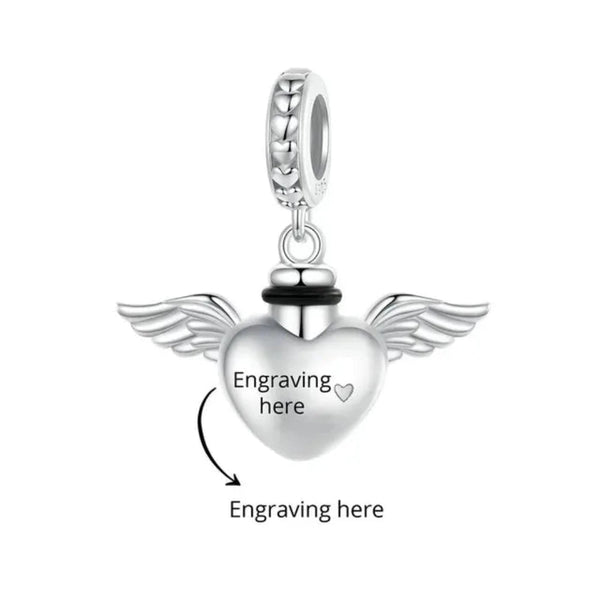 Veile Studios Bamoer Custom 2024 Jewelry Sterling Silver Pet Memorial Charm Pendant Heart Necklaces & Pendants