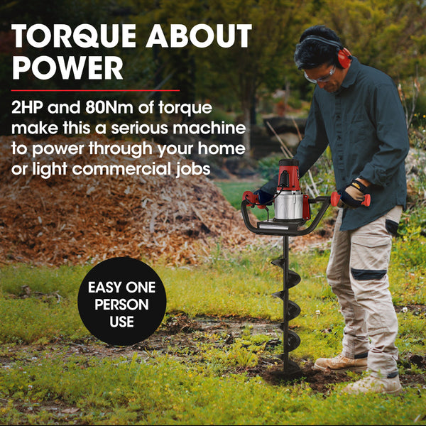 Baumr Ag Baumr Ag 1500W Electric Post Hole Auger Digger Post Hole Diggers & Augers