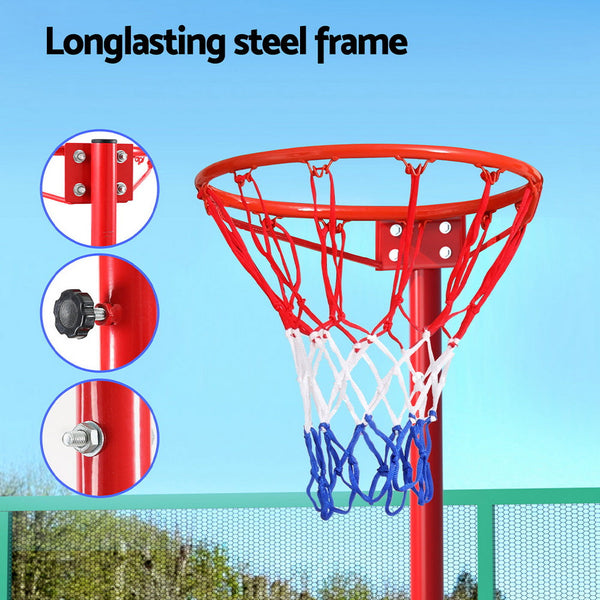 Everfit 3.05M Netball Hoop Basketball Stand System Ring Basketball Backboards