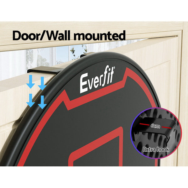 Everfit 38" Basketball Hoop Backboard Door Wall Mounted Ring Net Sports Kids Basketball Backboards