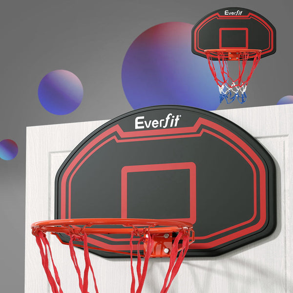 Everfit 38" Basketball Hoop Backboard Door Wall Mounted Ring Net Sports Kids Basketball Backboards