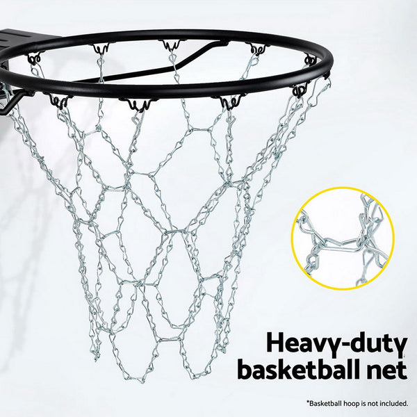 Everfit Basketball Ring Metal Braided Chain Net 12 Loop Basketball Backboards