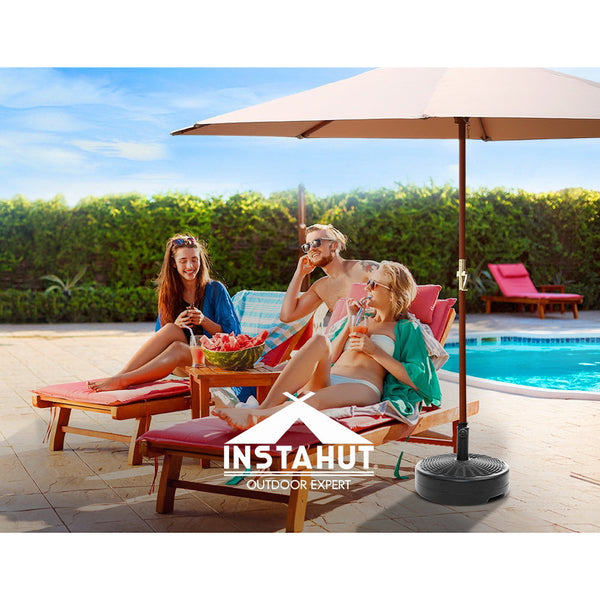 Instahut 51Cm Outdoor Umbrella Base Round Stand Pod Umbrella Accessories