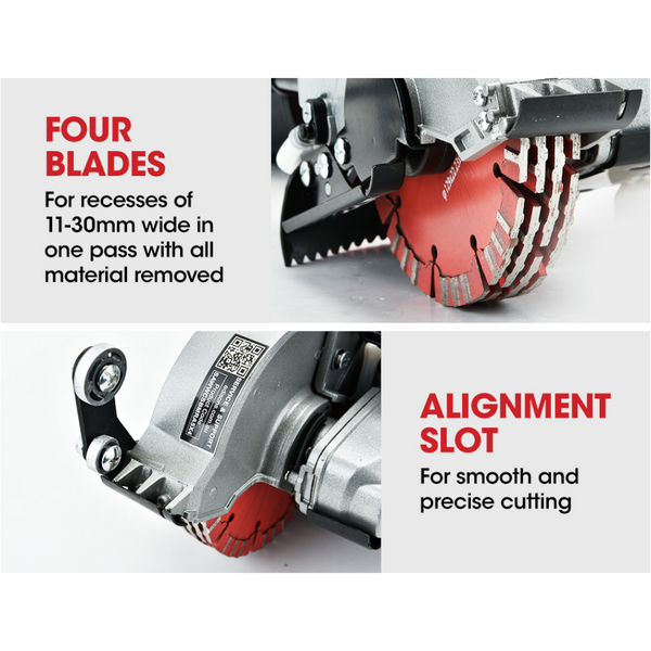 Baumr Ag Wall Chaser Machine Concrete Chasing Tool Brick Grinder Electric Saw Other Power Tools