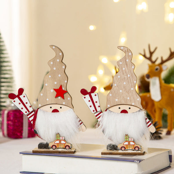 Christmas Diy Decoration Creative Santa Claus Display For And Desktop Seasonal Decorations