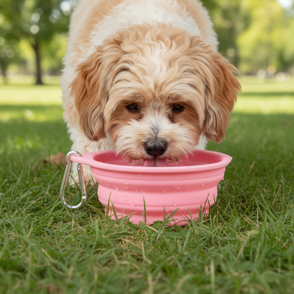 Silicone Foldable Bowl Portable Pet 600Ml Cat Travel Dog Dog Bowls