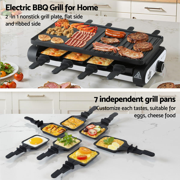 Grillz 1400W Electric Bbq W/ 7 Cooking Pans Parts & Accessories
