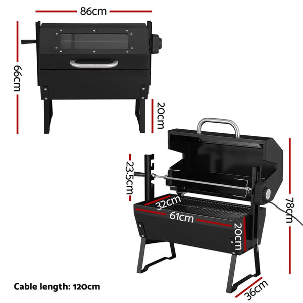 Grillz Bbq Grill Charcoal Electric Smoker Roaster Barbecues Grills & Smokers