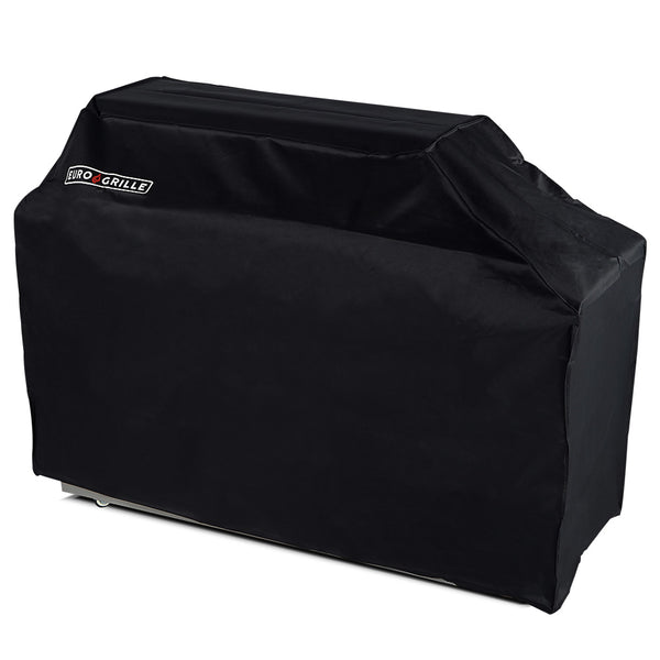 Eurogrille Cover For 8 Burner Double Hood Bbq Black Barbecue Accessories