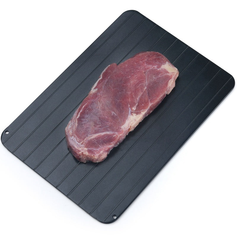 Quick Thawing Plate For Home Use: Aluminum Ice Melting Rapid Beef Frozen Food Meat And Seafood Board Plates