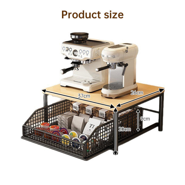 Modern Kitchen Microwave Shelf Space Saving Countertop Storage For Appliances Elegant Design Other Kitchen Storage