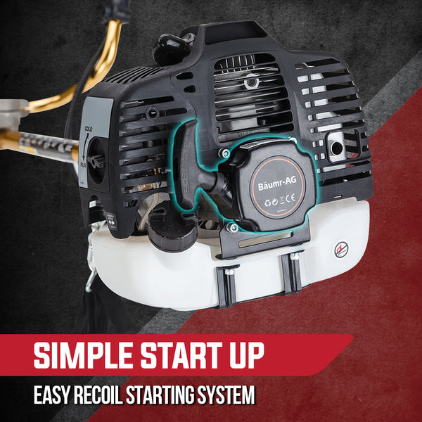 Baumr Ag 65Cc Brushcutter Whipper Snipper Trimmer Cutter Multi Pole Tool String Trimmers