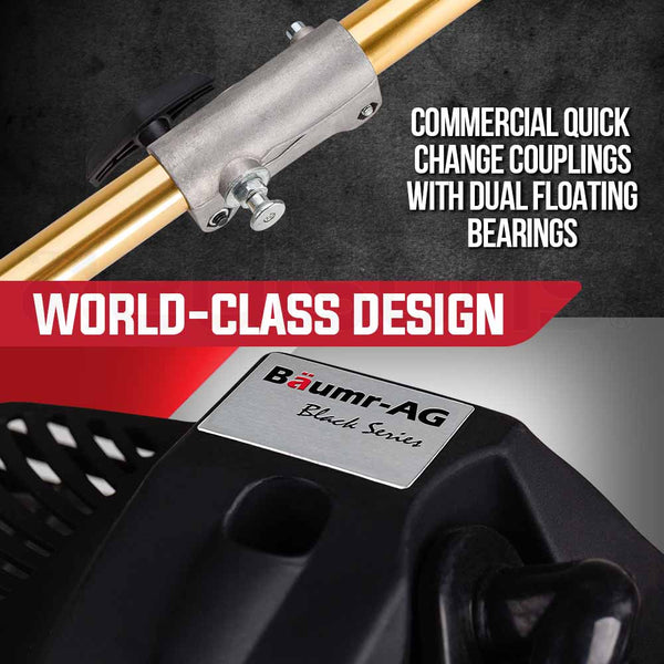 Baumr Ag 65Cc Brushcutter Whipper Snipper Trimmer Cutter Multi Pole Tool String Trimmers
