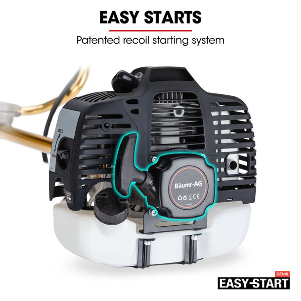 Baumr Ag 65Cc Brushcutter Whipper Snipper Trimmer Cutter Multi Pole Tool String Trimmers