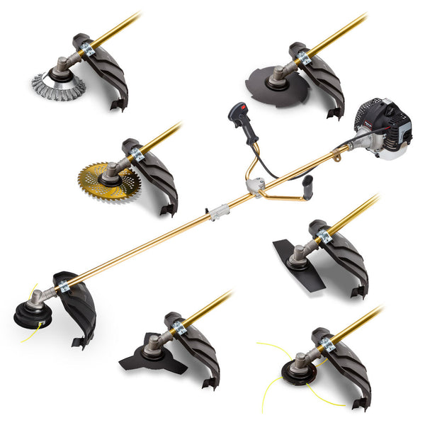Baumr Ag 65Cc Brushcutter Whipper Snipper Trimmer Cutter Multi Pole Tool String Trimmers