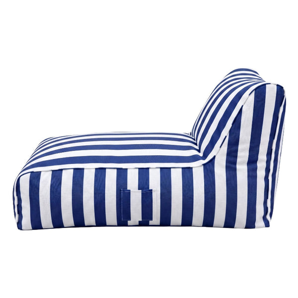 Artiss Blue Outdoor Splash Proof Bean Bag Chair Cover (No Filler) Bean Bags & Inflatables
