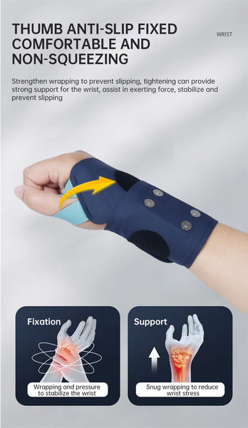 Ems Smart Tendon Sheath Hand Heating Wristband With Hot Compress And Massage Function Massagers