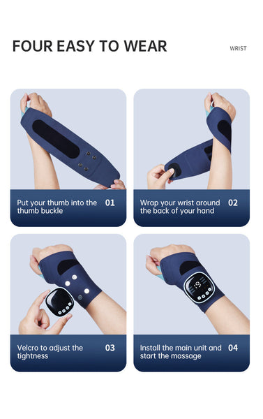 Ems Smart Tendon Sheath Hand Heating Wristband With Hot Compress And Massage Function Massagers