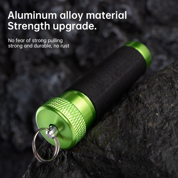 Aluminum Alloy Traction Rod Anti Slip Rubber Hook Line For Pulling/Knotting Fishing Tool With Hand & Protection. Rod Cases Tubes & Racks