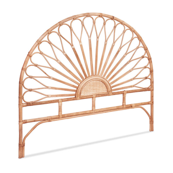 Artiss Bed Headboard Double Bedhead Rattan Mari Pine Headboards & Footboards