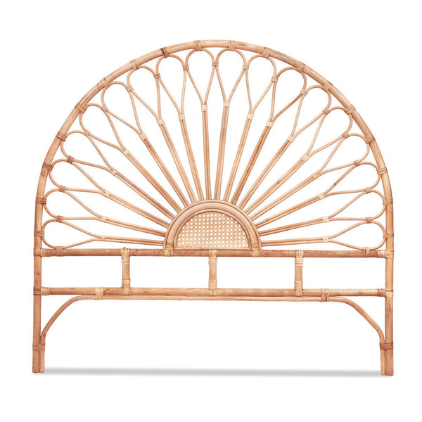 Artiss Bed Headboard Double Bedhead Rattan Mari Pine Headboards & Footboards