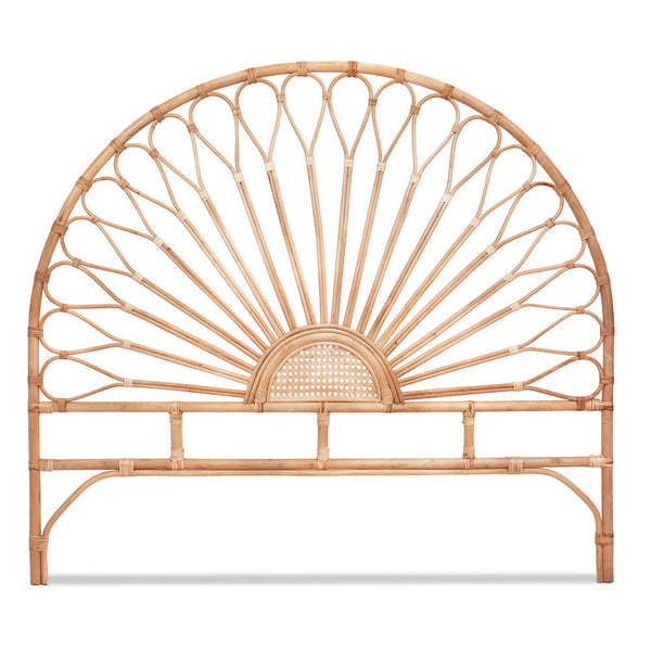 Artiss Mari Queen Bed Headboard Rattan Pine Headboards & Footboards