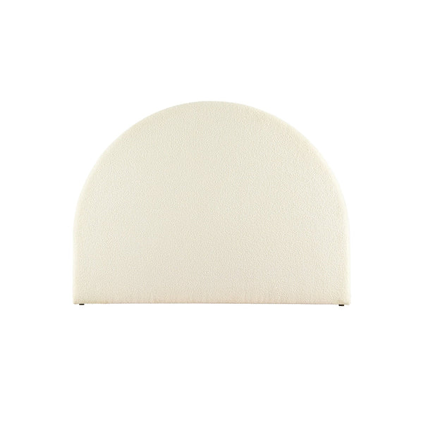 Headboards & Footboards Artiss Bed Head Headboard Queen Boucle Grei White