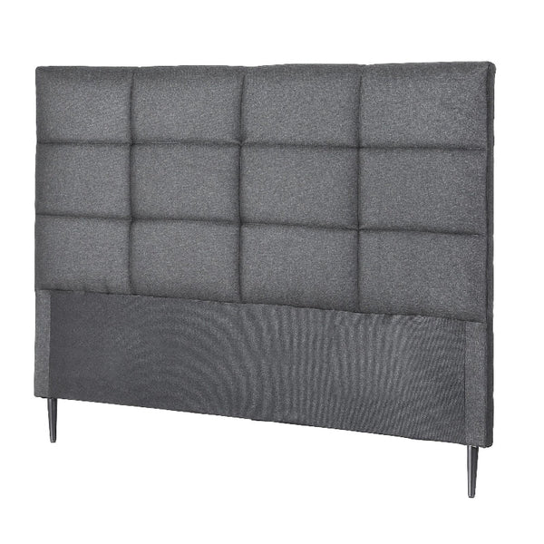 Artiss Double Bed Headboard Charcoal Linen Fabric Headboards & Footboards